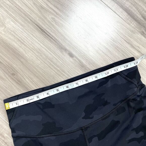 Lululemon Base Pace High-Rise‎ Crop 23" Size 8 Heritage 365 Camo Deep Coal - Picture 11 of 13